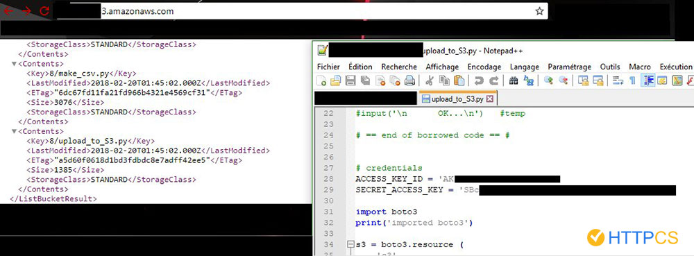 Amazon AWS Buckets informations sensibles
