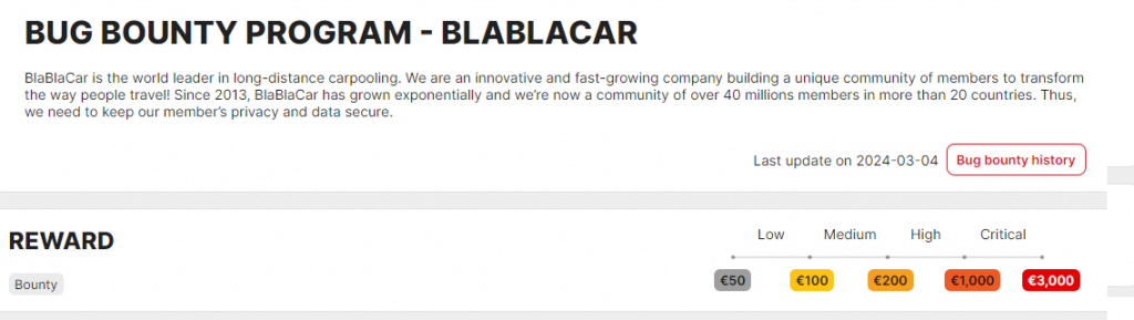 Blablacar Bug Bounty