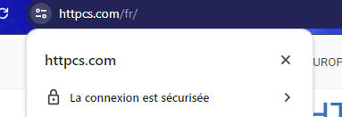 Présence d'un cadenas