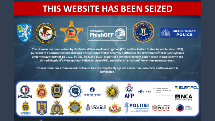 LabHost's website seizes by the autorities